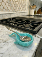 3D Printed Whale Spoon Rest, Coastal Kitchen Decor, Nautical Spoon Holder, Ocean Themed Kitchen Gift