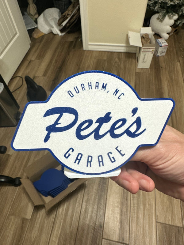 Pete's Garage Sign