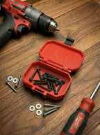 Personalized Milwaukee Style Storage Box | 3D Printed Mini Tool Case | Custom Name Small Parts Organizer