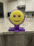 3D Printed Scrub Daddy Holder | Sink Sponge Holder | Smiley Face Kitchen Organizer | Fits Standard Scrub Daddy | 6.5” Tall