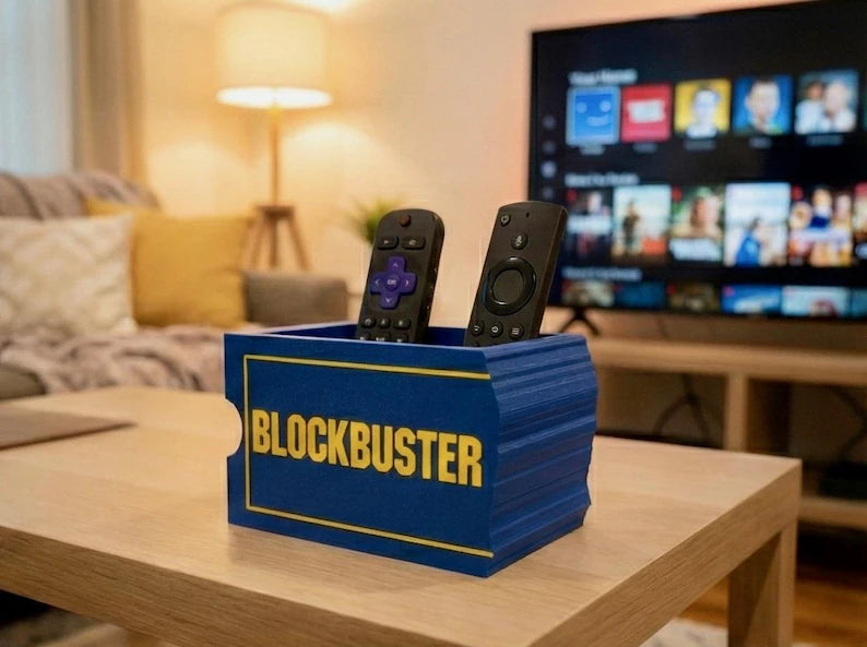 Blockbuster Retro Sign Remote Caddy