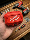Personalized Milwaukee Style Storage Box | 3D Printed Mini Tool Case | Custom Name Small Parts Organizer