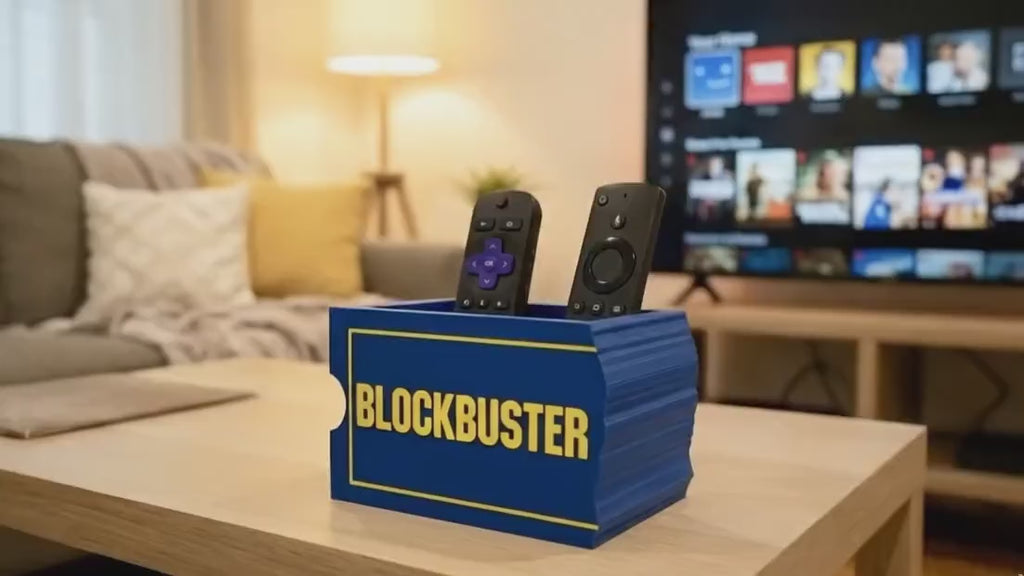 Blockbuster Retro Sign Remote Caddy